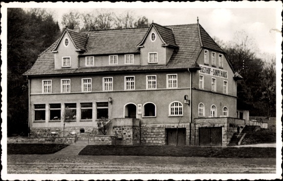 Postcard Sundern am Sorpesee, guesthouse and inn Sorpehaus