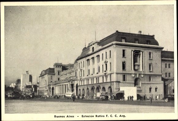 Briefkaart Buenos aires Argentinië, Estacion Retiro