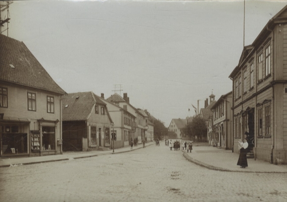 Original photo Soltau, Poststraße, around 1900