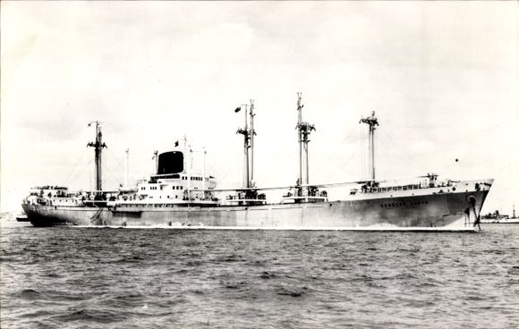 Picture of cargo ship, MS Schelde Lloyd, KRL, view starboard