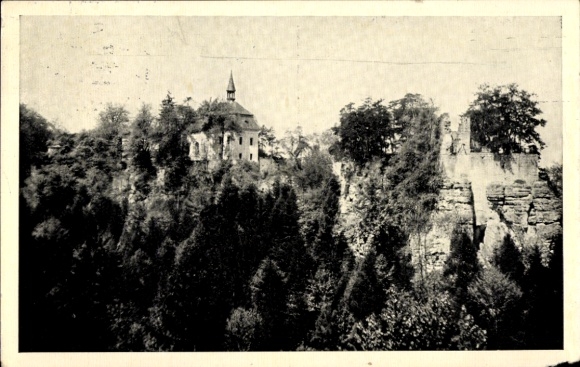 Ak Turnov Turnau Region Königgrätz, Burg Valdštejn, Valdštýn, Waldstein