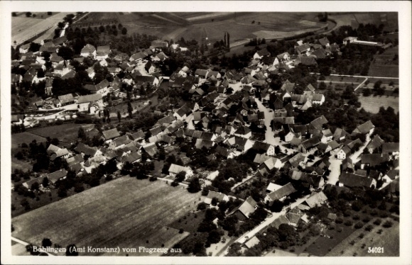 Ak Bohlingen Singen Hohentwiel Baden Württemberg, Fliegeraufnahme