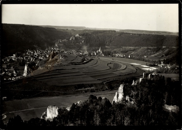 Photo Blaubeuren in Württemberg, aerial photograph