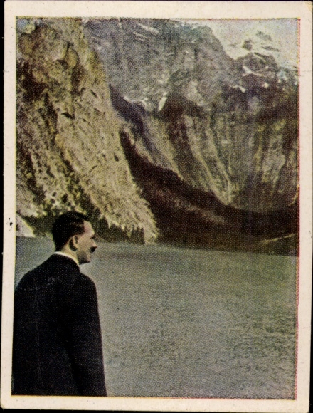 Collective picture battle for the Third Reich picture 142, Adolf Hitler at the Königssee
