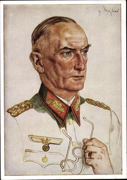 Künstler Ak Willrich, Wolfgang, Männer der Westfront, Generaloberst von Witzleben, VDA