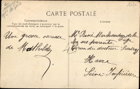 Postcard Sceaux Hauts de Seine, Hospice Renaudin