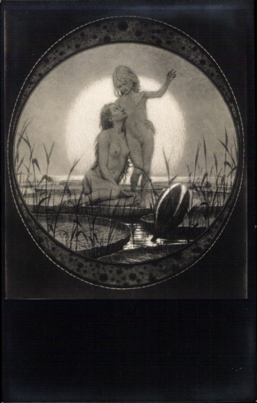 Art Nouveau Artist Postcard Fidus, From Heaven