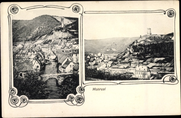 KP passe-partout Monreal w Eifel, widok z lotu ptaka, widok ogólny