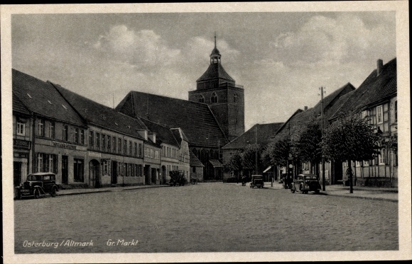 PC Osterburg in the Altmark Saxony Anhalt, Great Market