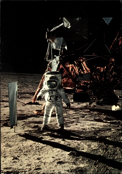 Ak 21 juli 1969, landing op de maan, Edwin Aldrin