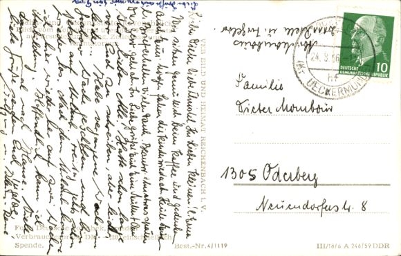 Postcard Ravensbrück Fürstenberg an der Havel, memorial, cell block, crematorium