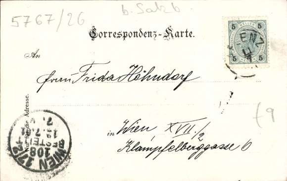 Ak Buchberg Salzburg Oostenrijk, Hotel Bodenbauer