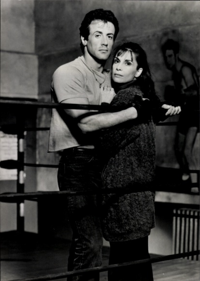 Photo Actors Sylvester Stallone and Talia Shire, Rocky V