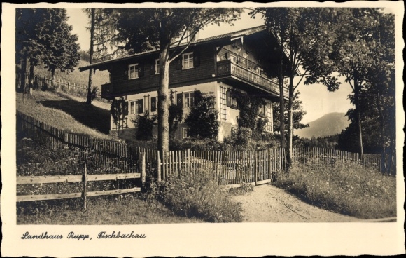 Postcard Fischbachau in Upper Bavaria, Landhaus Rupp