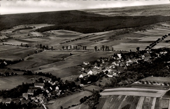 Ak Michelfeld im Kreis Schwäbisch Hall, Fliegeraufnahme