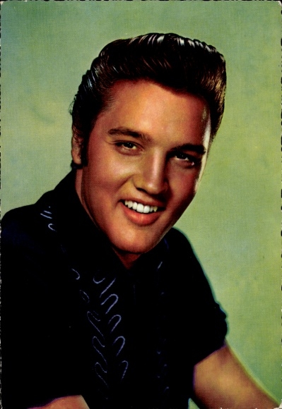 Aktor i piosenkarz Elvis Presley, portret