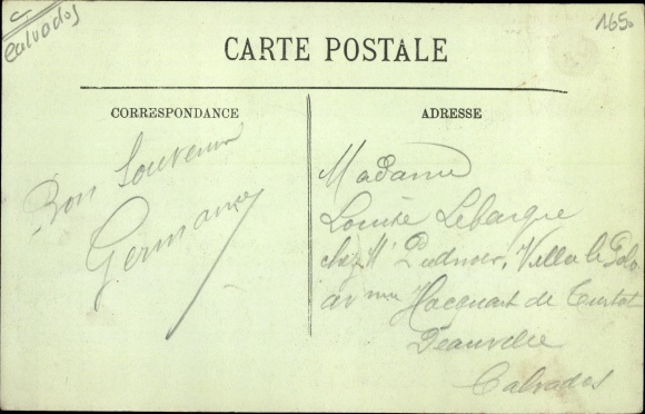 Postcard Deauville Calvados, Villas Gardenia and Camelia