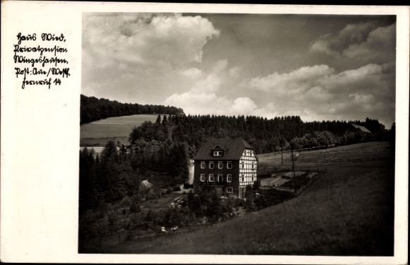 Postcard Aue Wingeshausen Bad Berleburg in Westphalia, Haus Wind