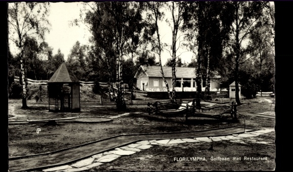 Postcard De Lutte Overijssel, Florilympha, miniature golf course