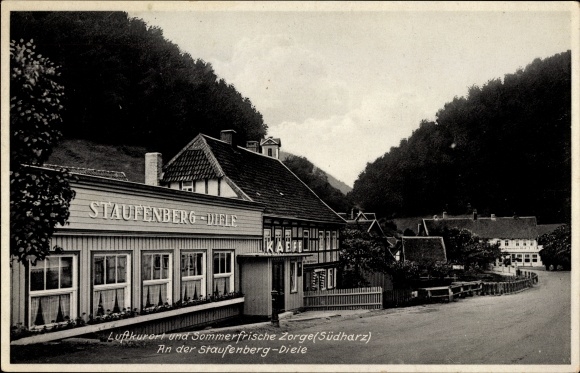 KP Zorge w powiecie Osterode w górach Harz, na hali Staufenberg