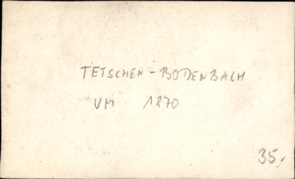 CdV Děčín Tetschen Bodenbach Elbe Reg. Aussig, river section, city view around 1870