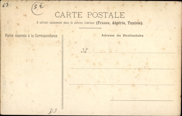 Postcard La Bourboule Puy de Dôme, La Gare, Bahnhof
