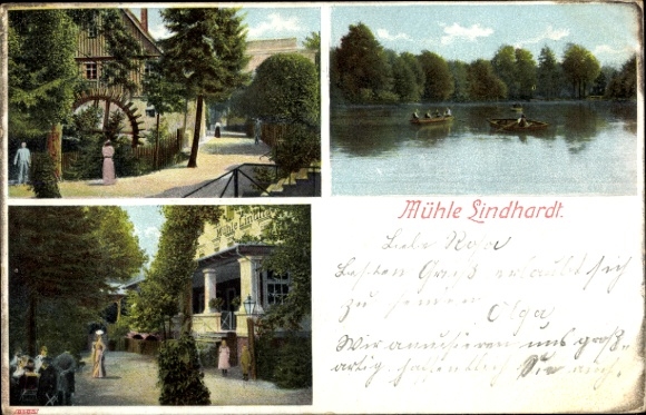 Ak Lindhardt Naunhof im Kreis Leipzig, Mühle Lindhardt