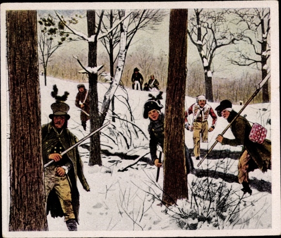 Collective picture pictures of German history, Röchling, Preuss. Soldiers escape French captivity 1807