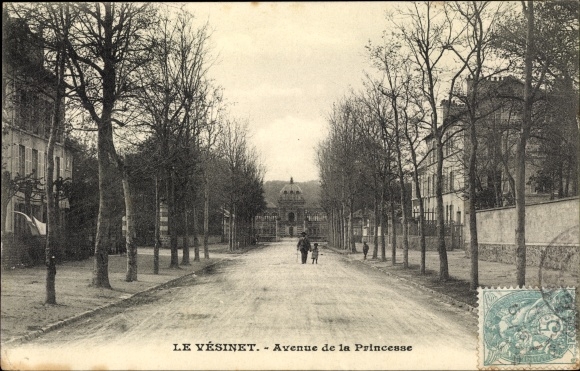 Ak Le Vésinet Yvelines, Avenue de la Princesse