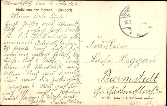 PC Bekdorf Schleswig Holstein, motif from the march