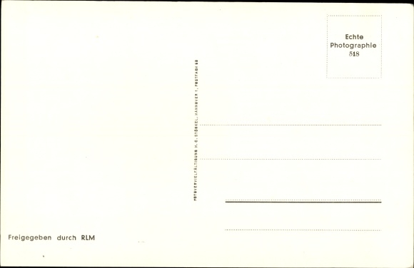 Postcard Arado Ar 95, German Wehrmacht, Luftwaffe, multipurpose seaplane, II. WW