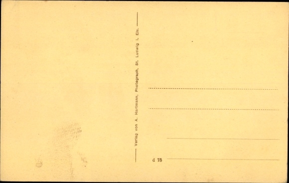 Postcard Emil Schaub, Professor honoraire of the Free Medical School of Paris