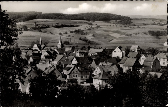 Ak Mörlenbach im Odenwald Hessen, Teilansicht