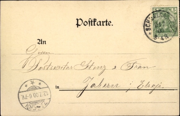 Postcard Asbach Schmalkalden in the Thuringian Forest, Asbach Valley