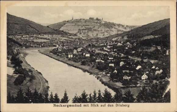 Ak Neckargemünd am Neckar, Dilsberg
