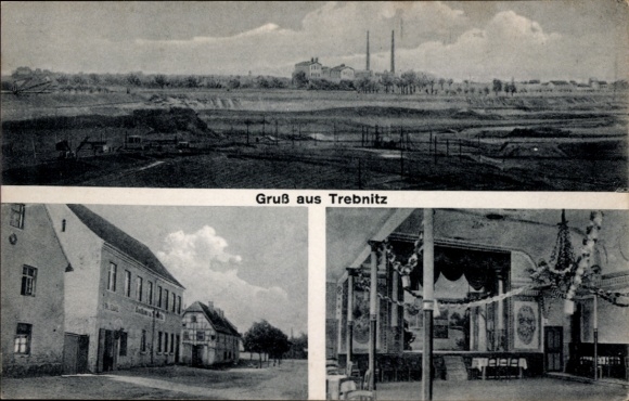 Ak Trebnitz Merseburg an der Saale, Gesamtansicht