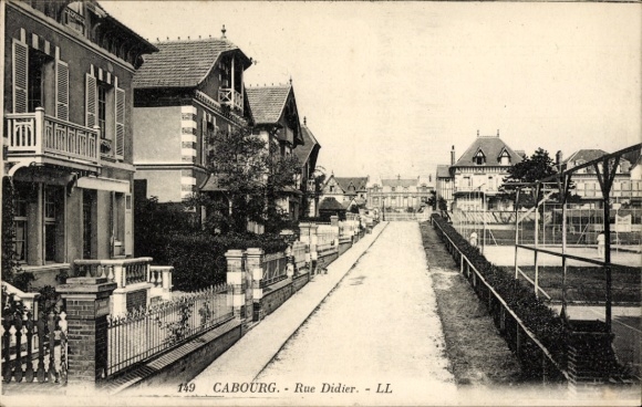 Ak Cabourg Calvados, Rue Didier