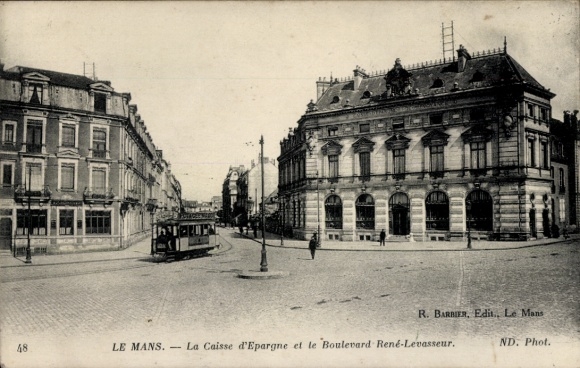 KP Le Mans Sarthe, Caisse d'Epargne, Boulevard René-Levasseur, tramwaj