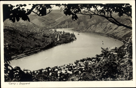 PC Kamp Bornhofen am Rhein, panorama with Boppard