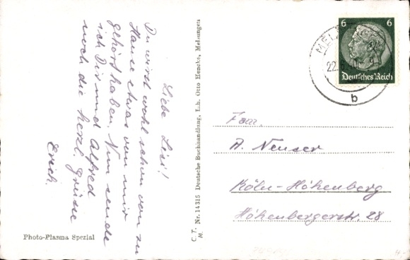 Postcard Melsungen in Hessen, Town Hall