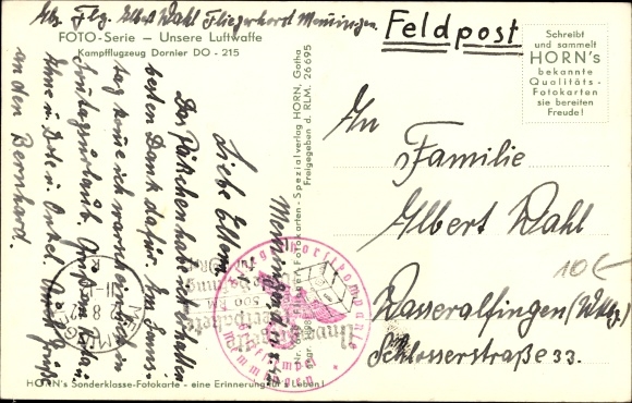 PC Deutsche Luftwaffe, fighter plane Dornier Do 215, 25 C03