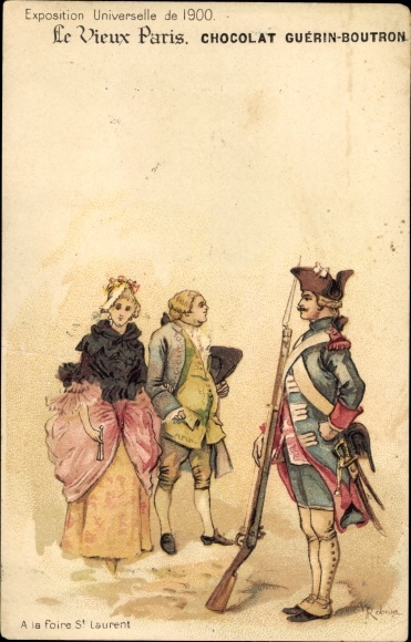 Artist Chromo-Litho Robida, A., Universal Exhibition of 1900, At the St. Laurent fair