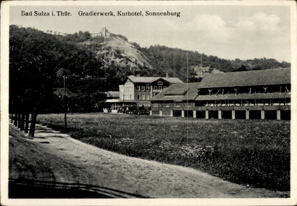 Ak Bad Sulza in Thüringen, Gradierwerk, Kurhotel, Sonnenburg