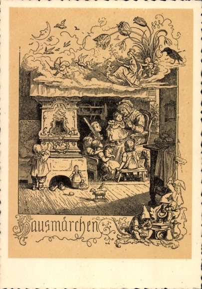 Künstler Ak Richter, Ludwig, Hausmärchen