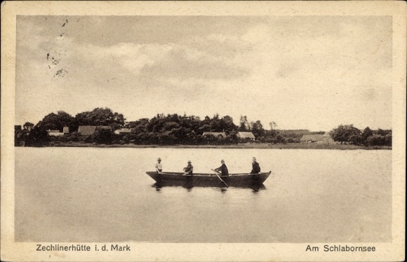 PC Zechlinerhütte Stadt Rheinsberg, Am Schlabornsee, rowing boat
