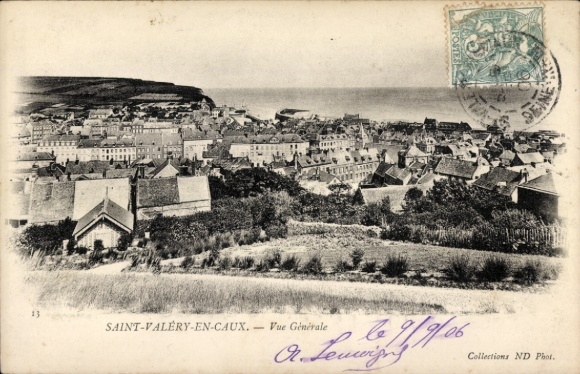PC Saint Valery en Caux Seine Maritime, general view
