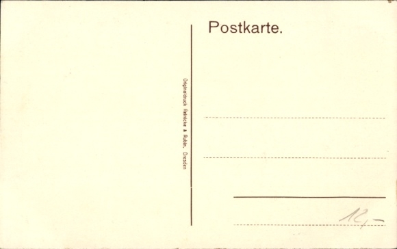 Postcard Beverungen an der Weser, Burgstraße, Church