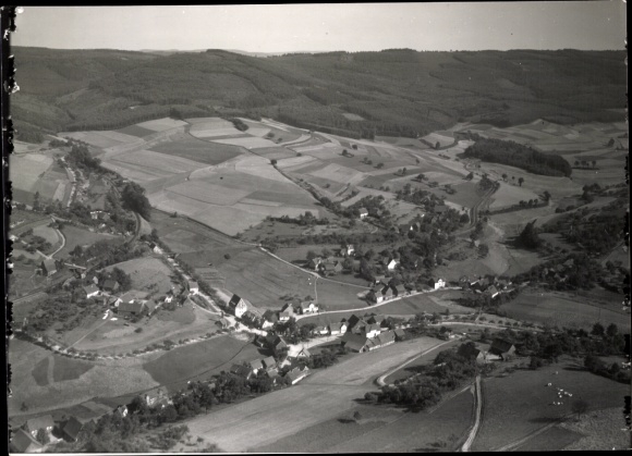 Photo of the town near Miltenberg am Main, Lower Franconia, aerial photograph