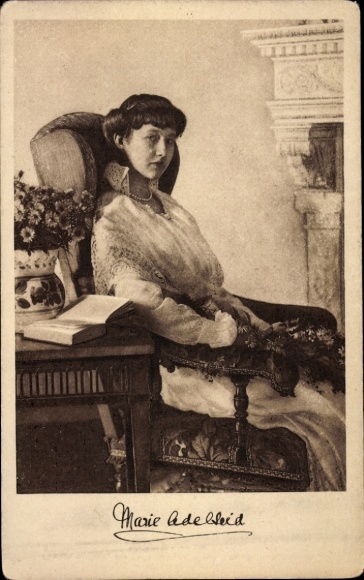 Ak Großherzogin Maria-Adelheid von Luxemburg, Marie-Adelaïde, Portrait