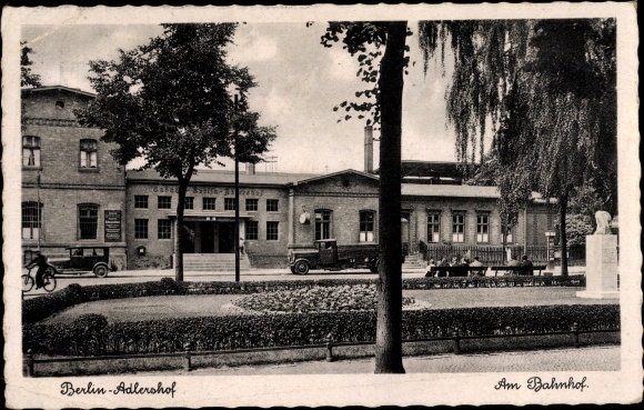 PC Berlin Treptow Adlershof, train station, truck